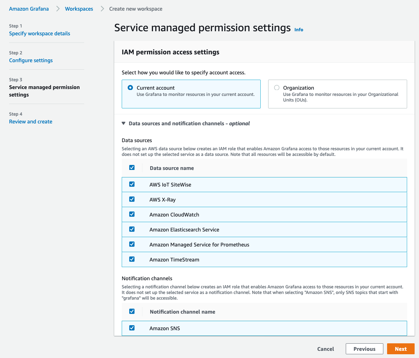 Configure accounts