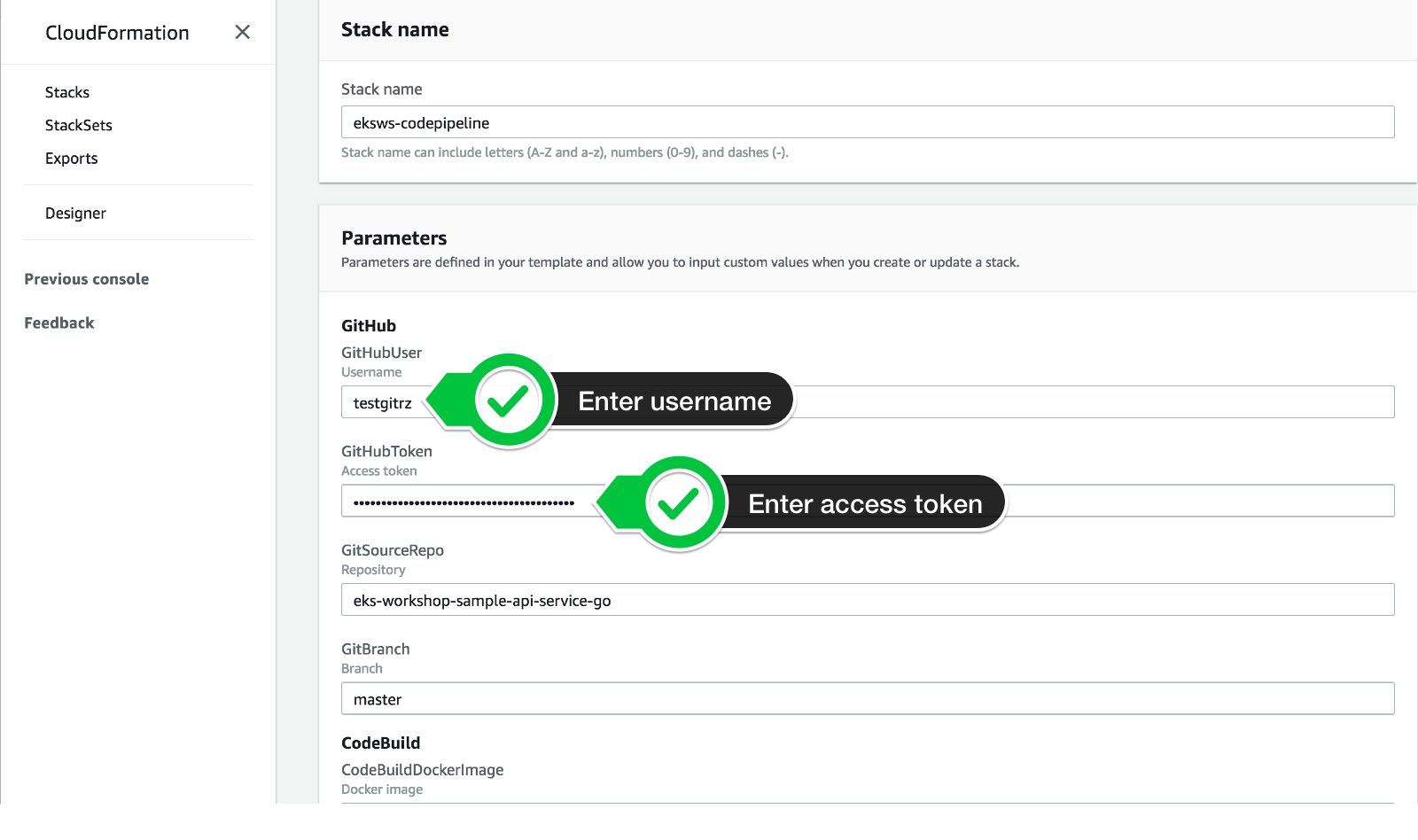 CloudFormation Stack