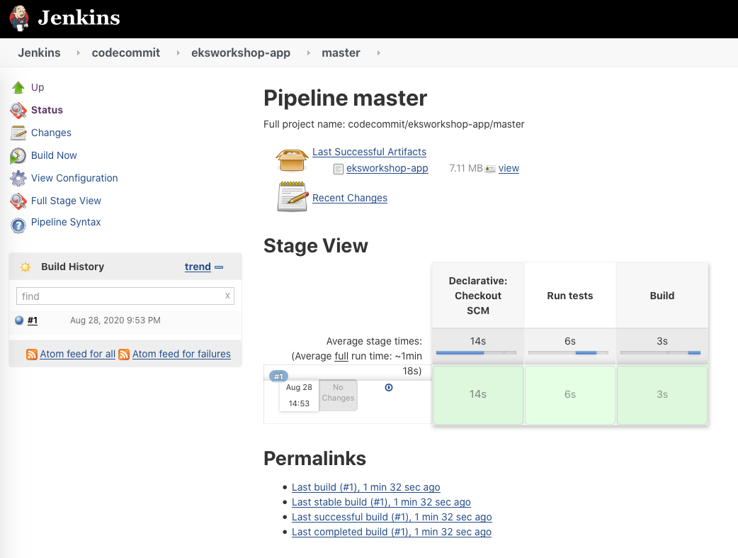 Master Branch Pipeline