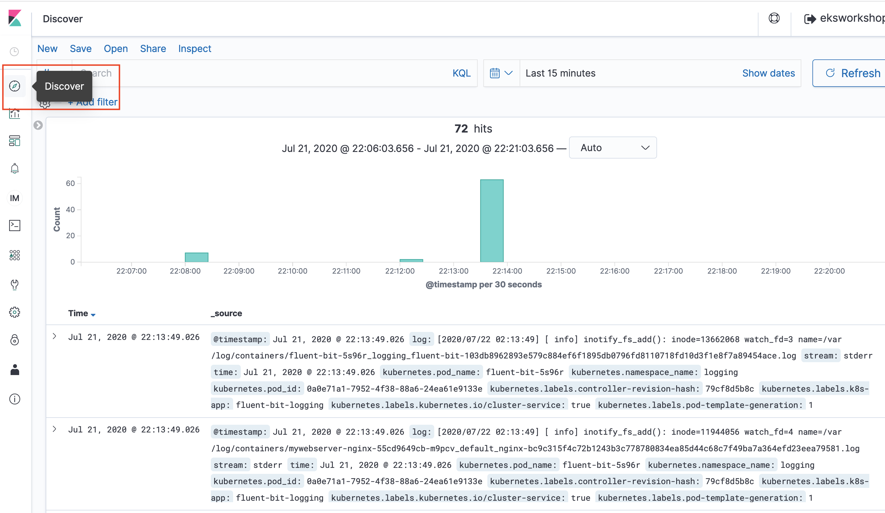 Kibana Explore