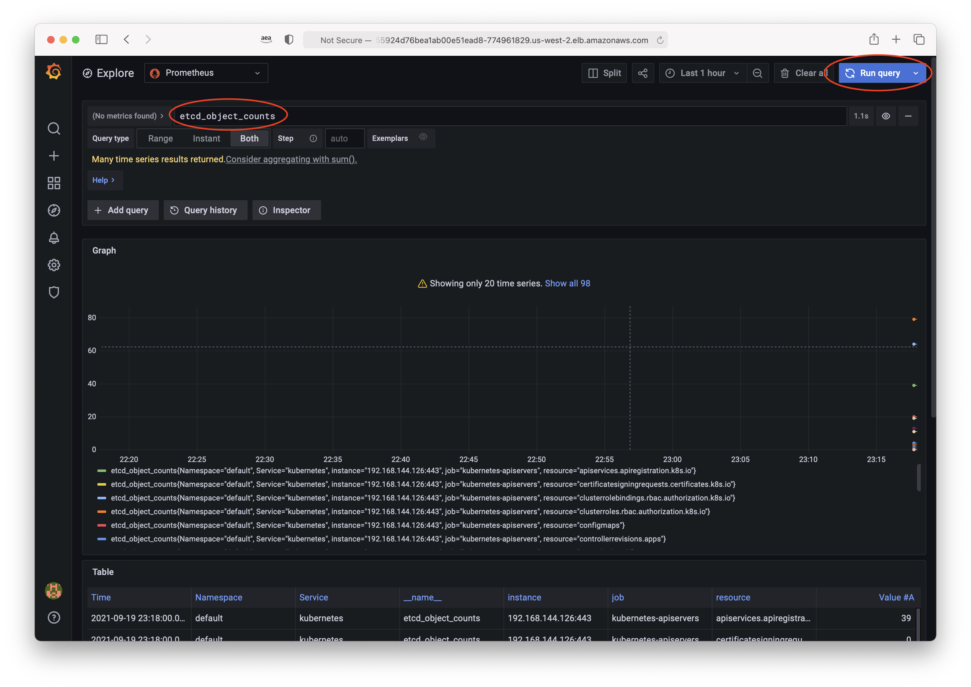 Grafana AMP Query