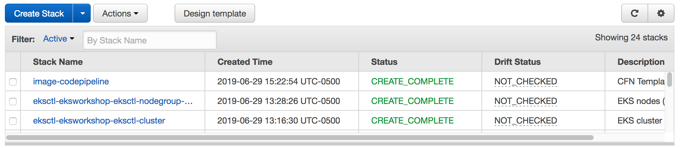 CloudFormation Stack