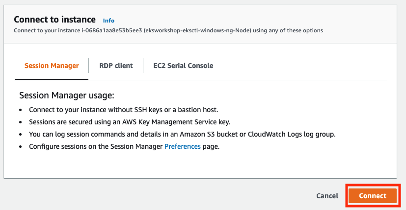 EC2 Connect Session Manager